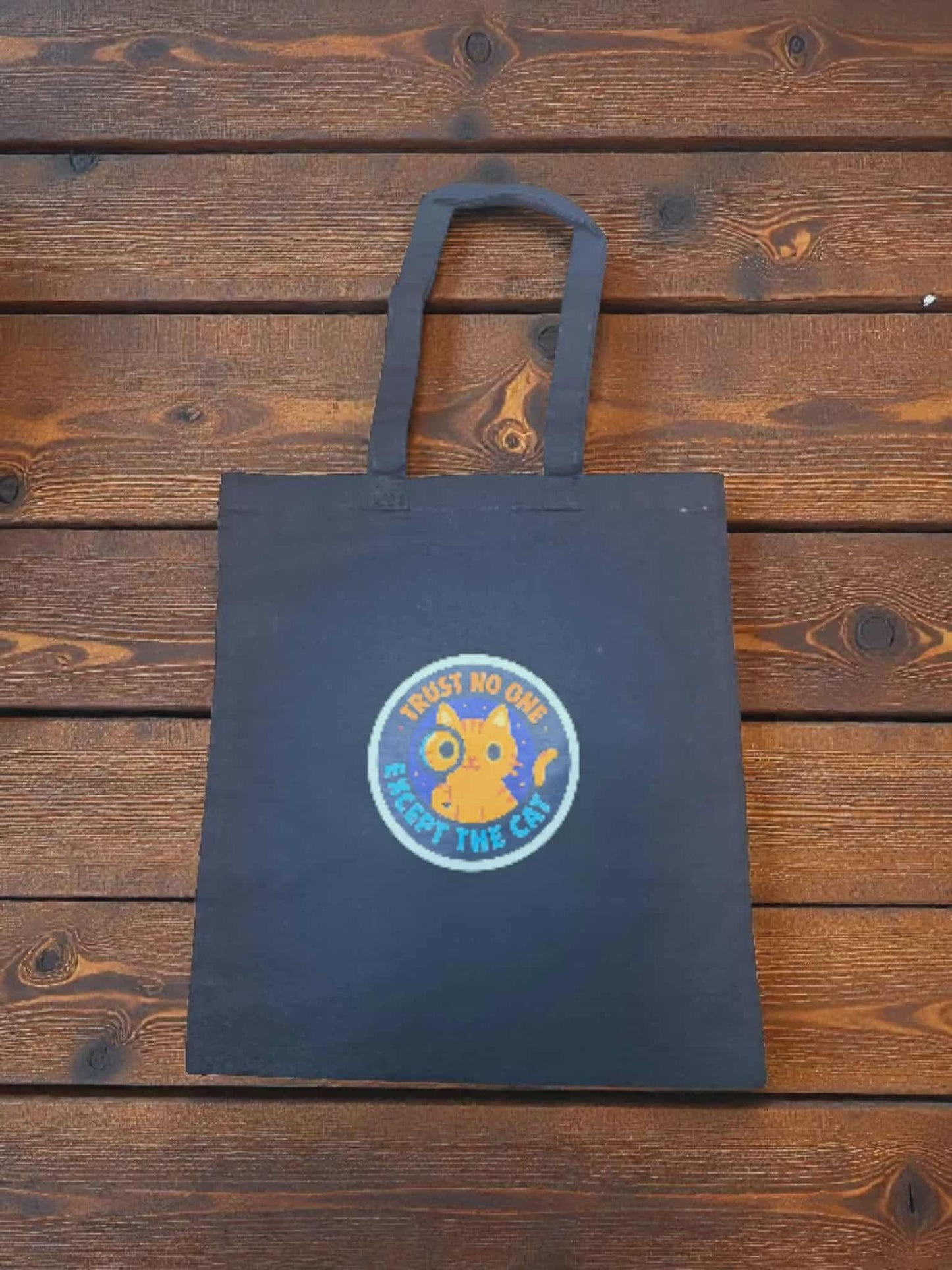 Trust No One, Except the Cat Tote Bag