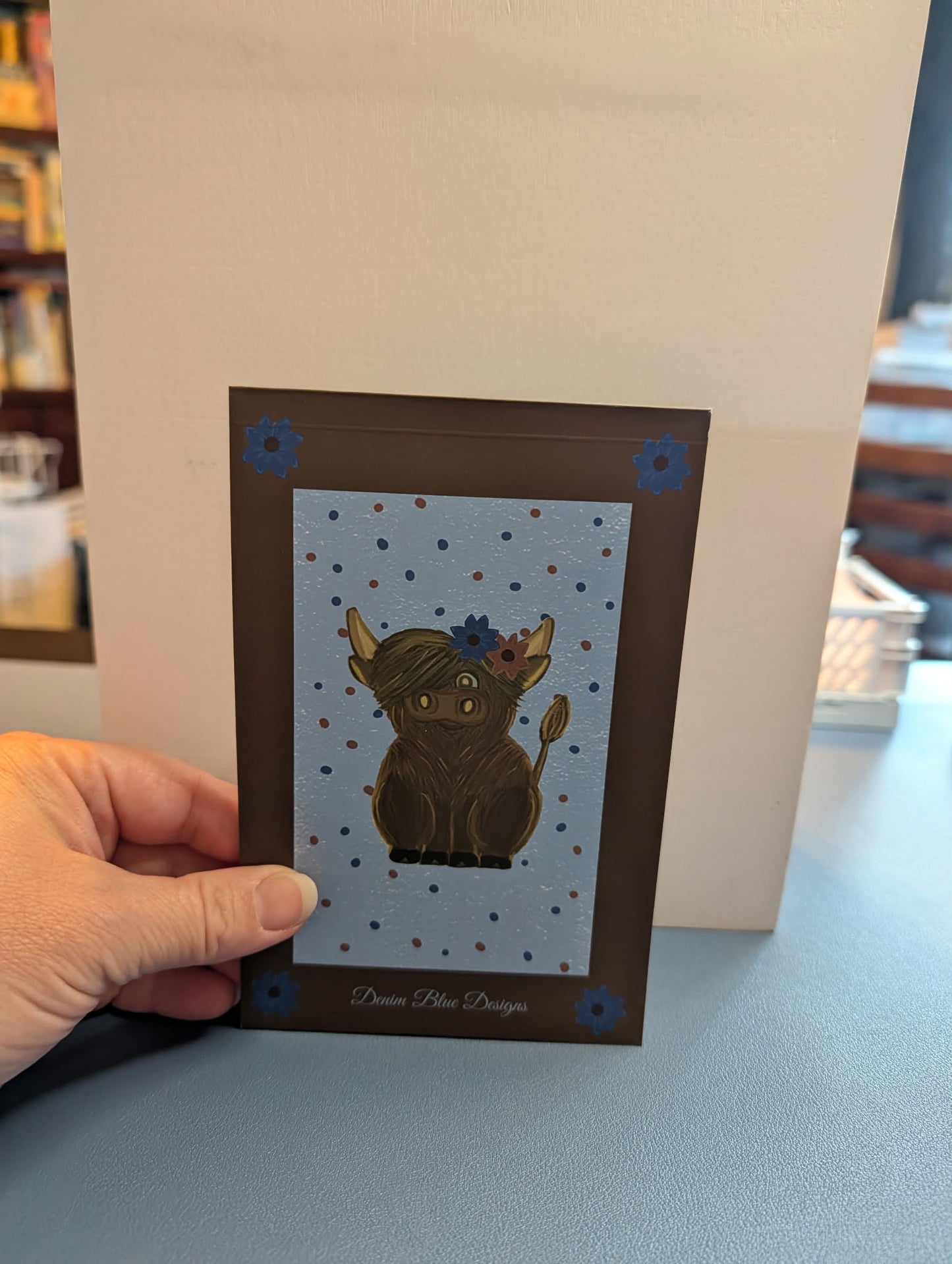 Hand Drawn Highland Cow Notepad with Cover