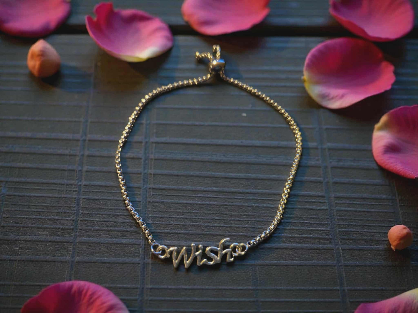 WISH Stainless Steel Cinch Bolo Chain Bracelet