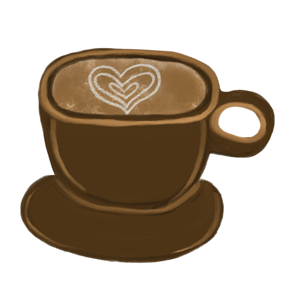 Hand Drawn Coffee Vinyl Sticker