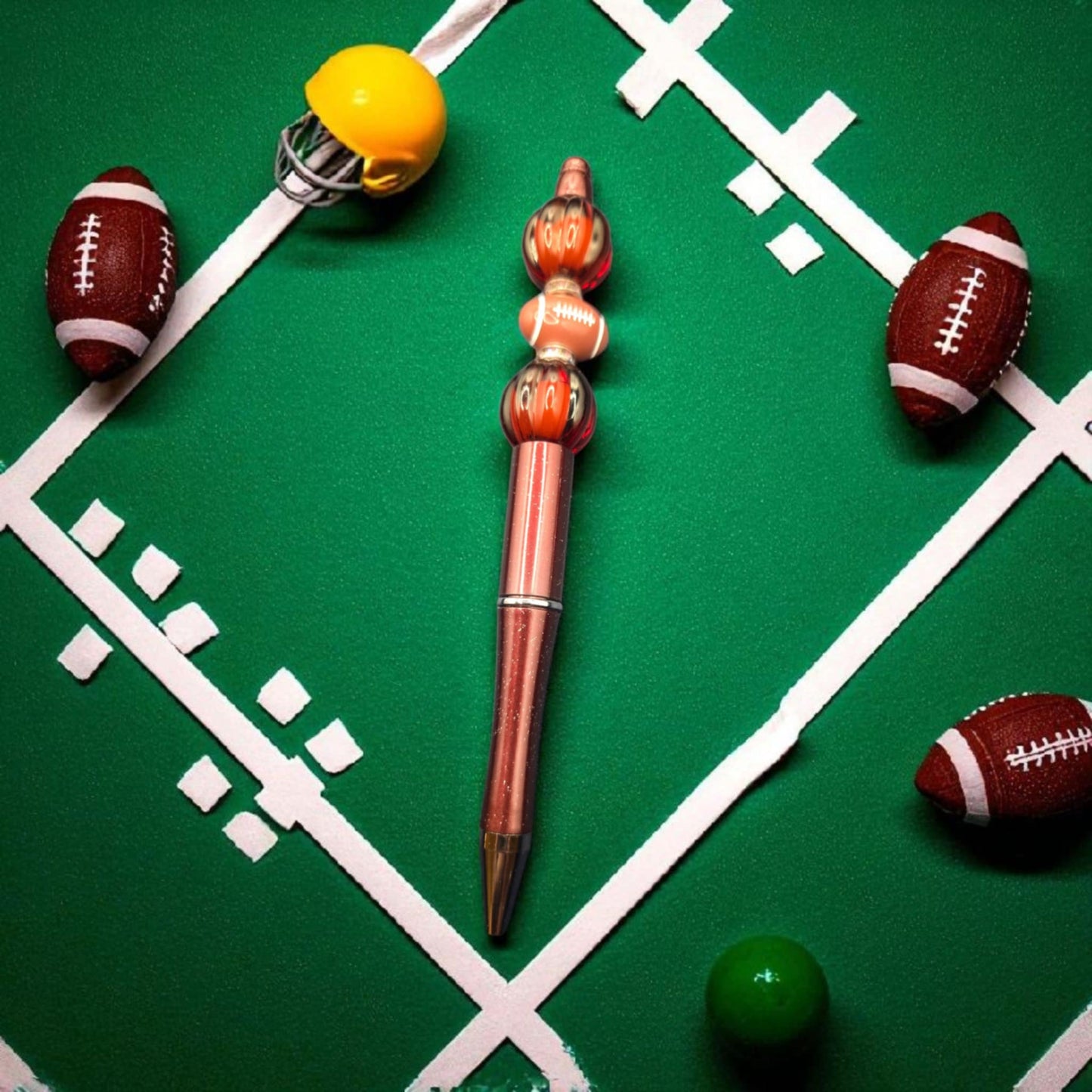 Fabulous Football Beaded Pen