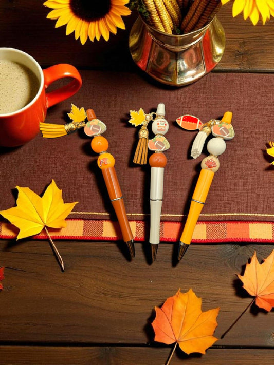 Fall Football Beaded Pens (Style May Vary)