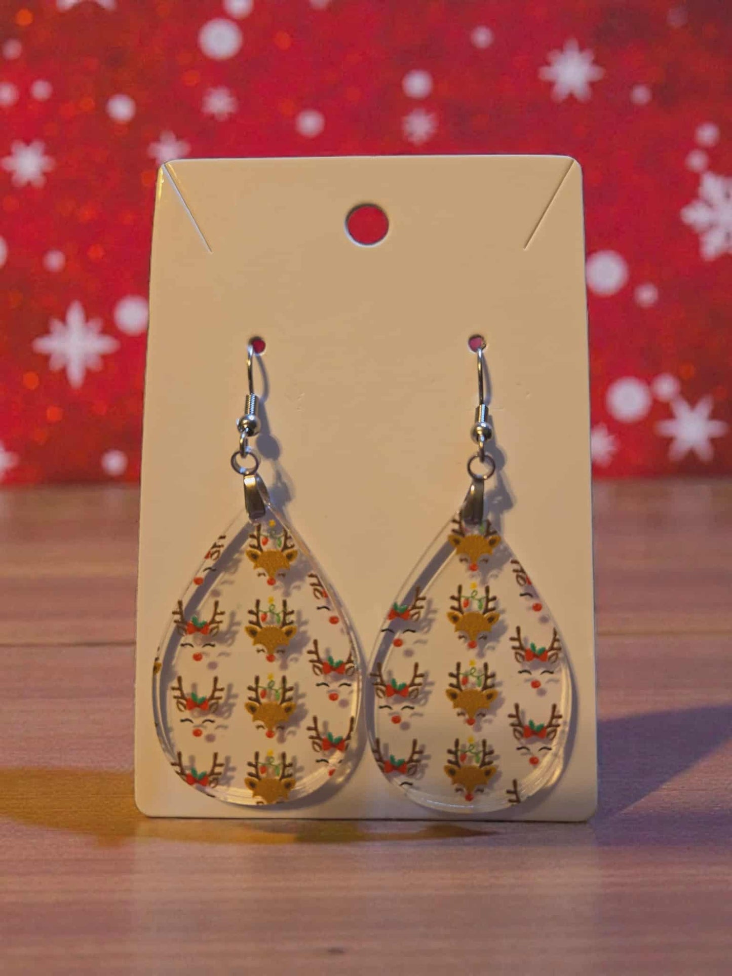 Reindeer Dangle Earrings