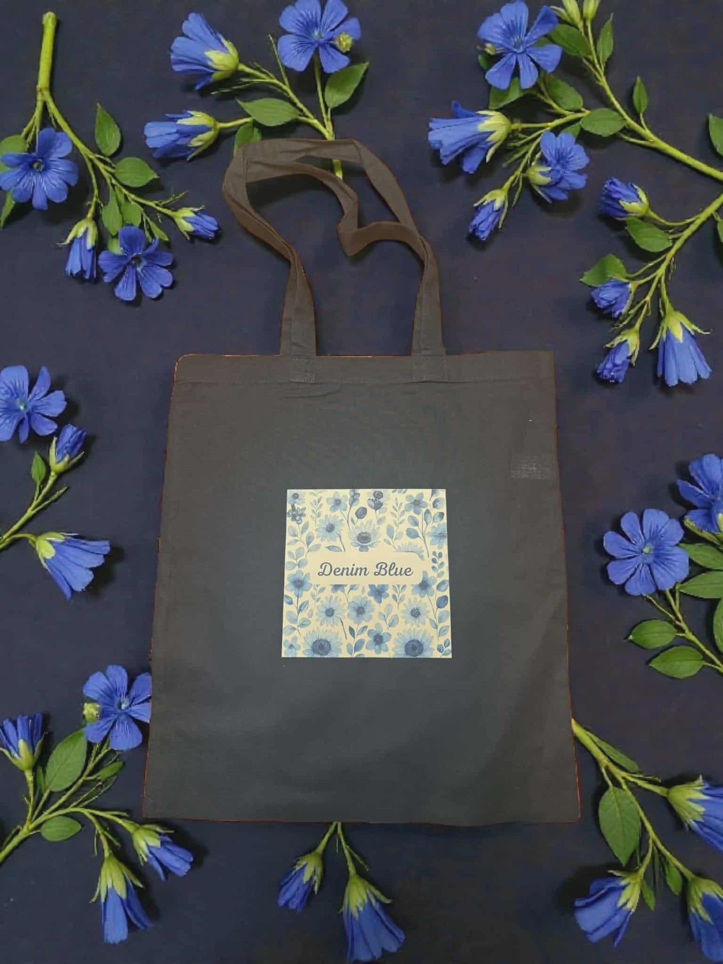 Demin Blue Tote Bag