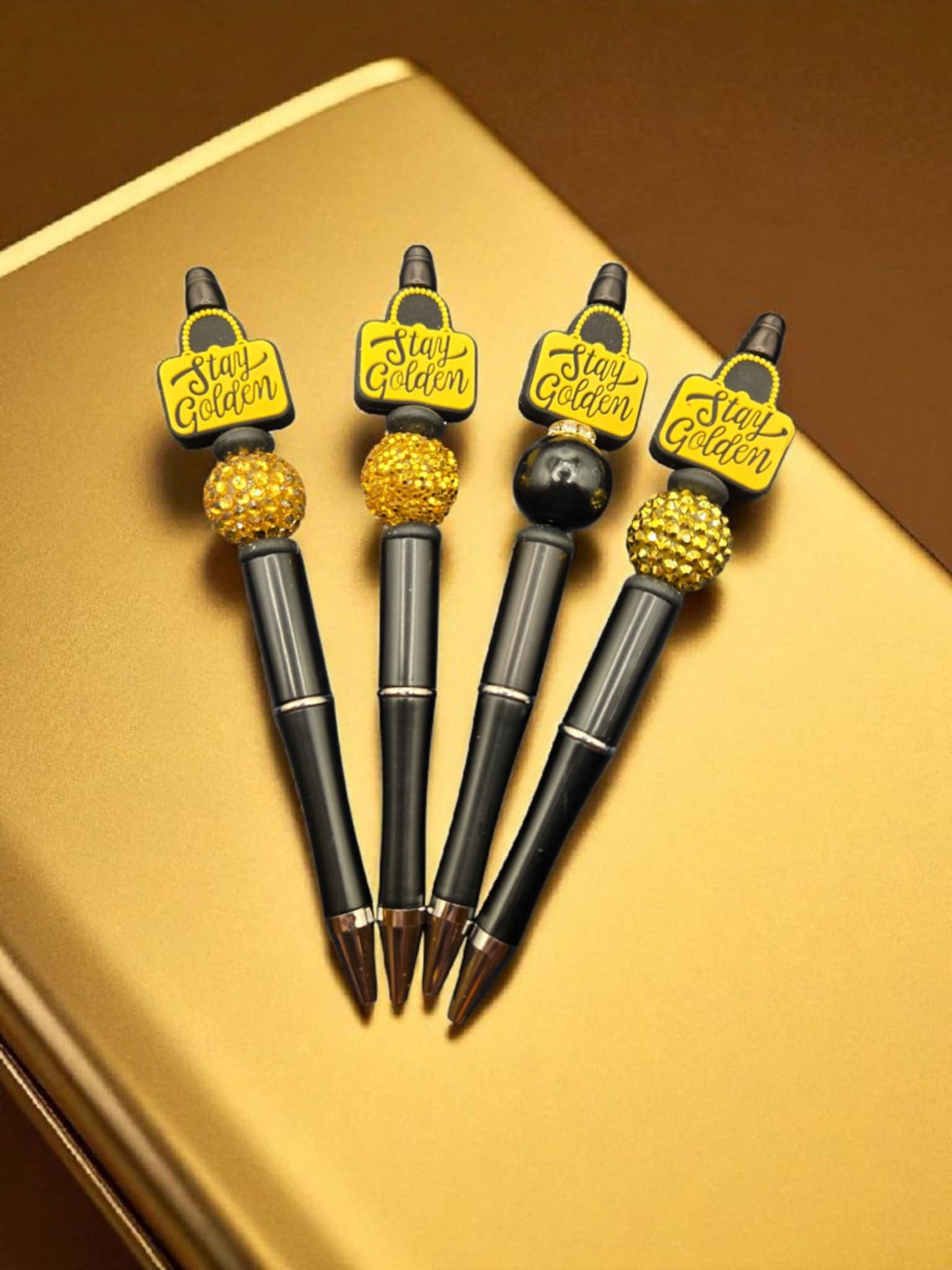 Stay Golden Beaded Pen (Style May Vary)