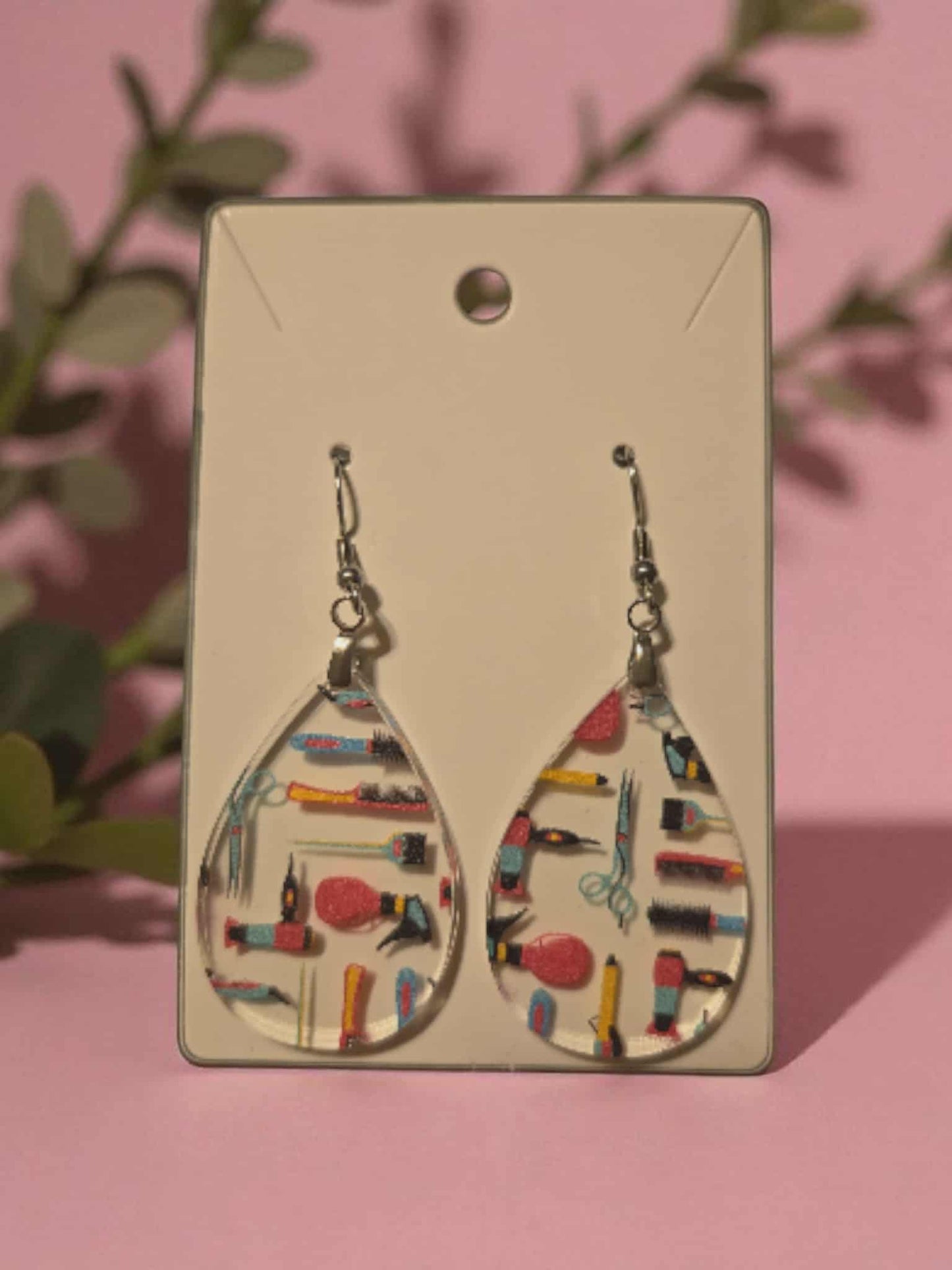 The Hair Stylist Dangle Earrings