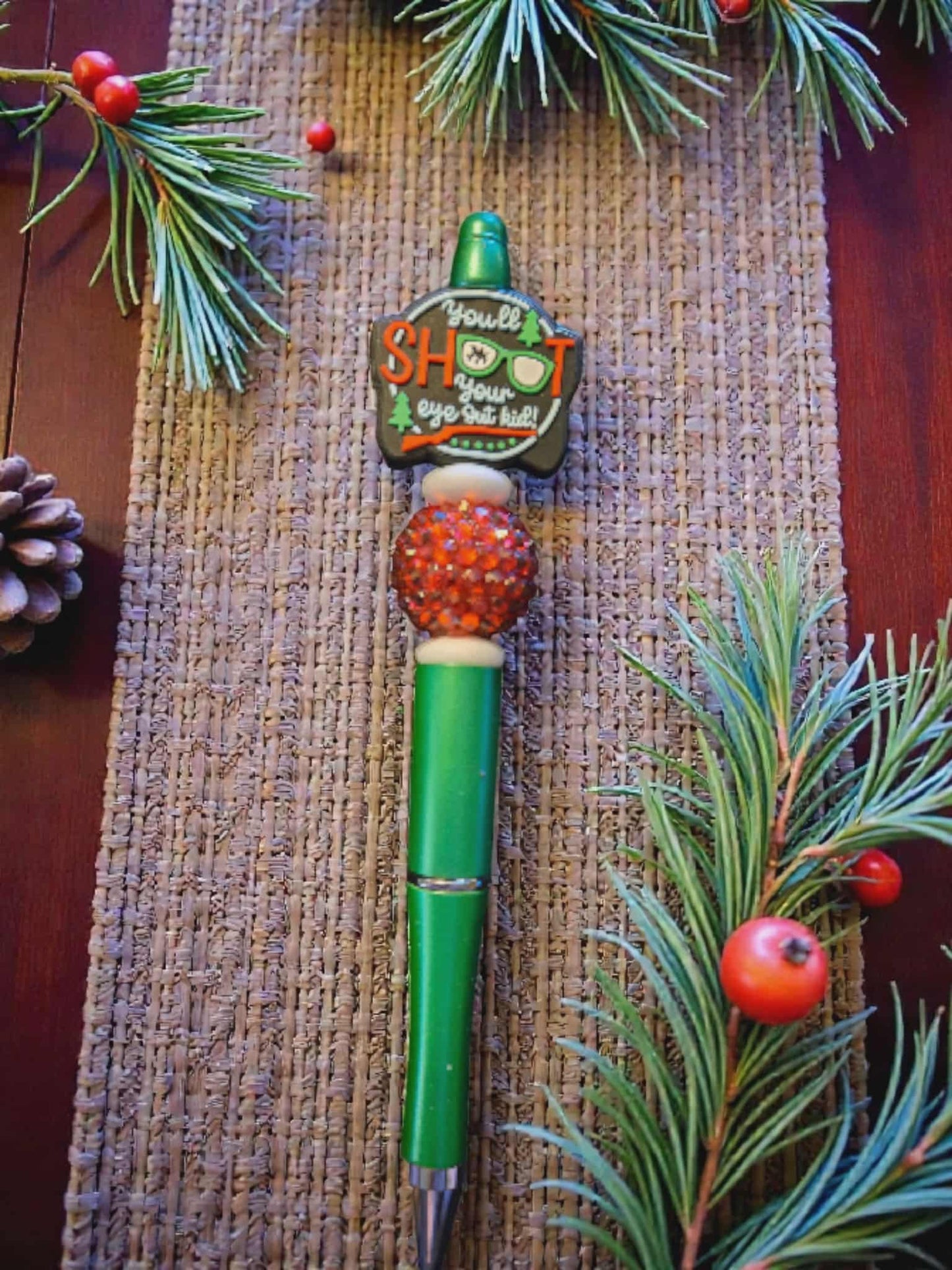 You'll Shoot Your Eye Out Kid Beaded Pen