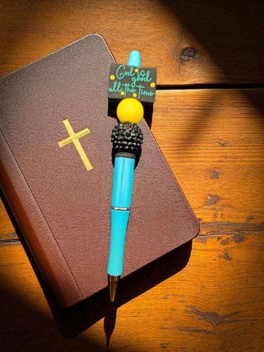 God Is Good Beaded Pen
