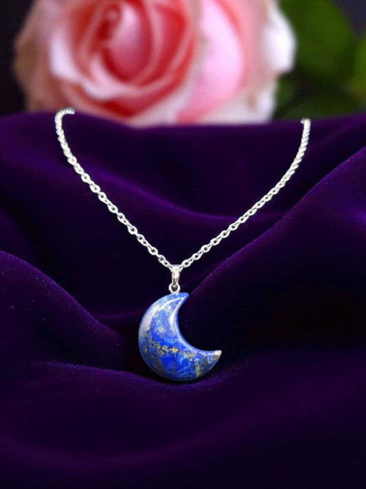 Blue Moon Chain Necklace