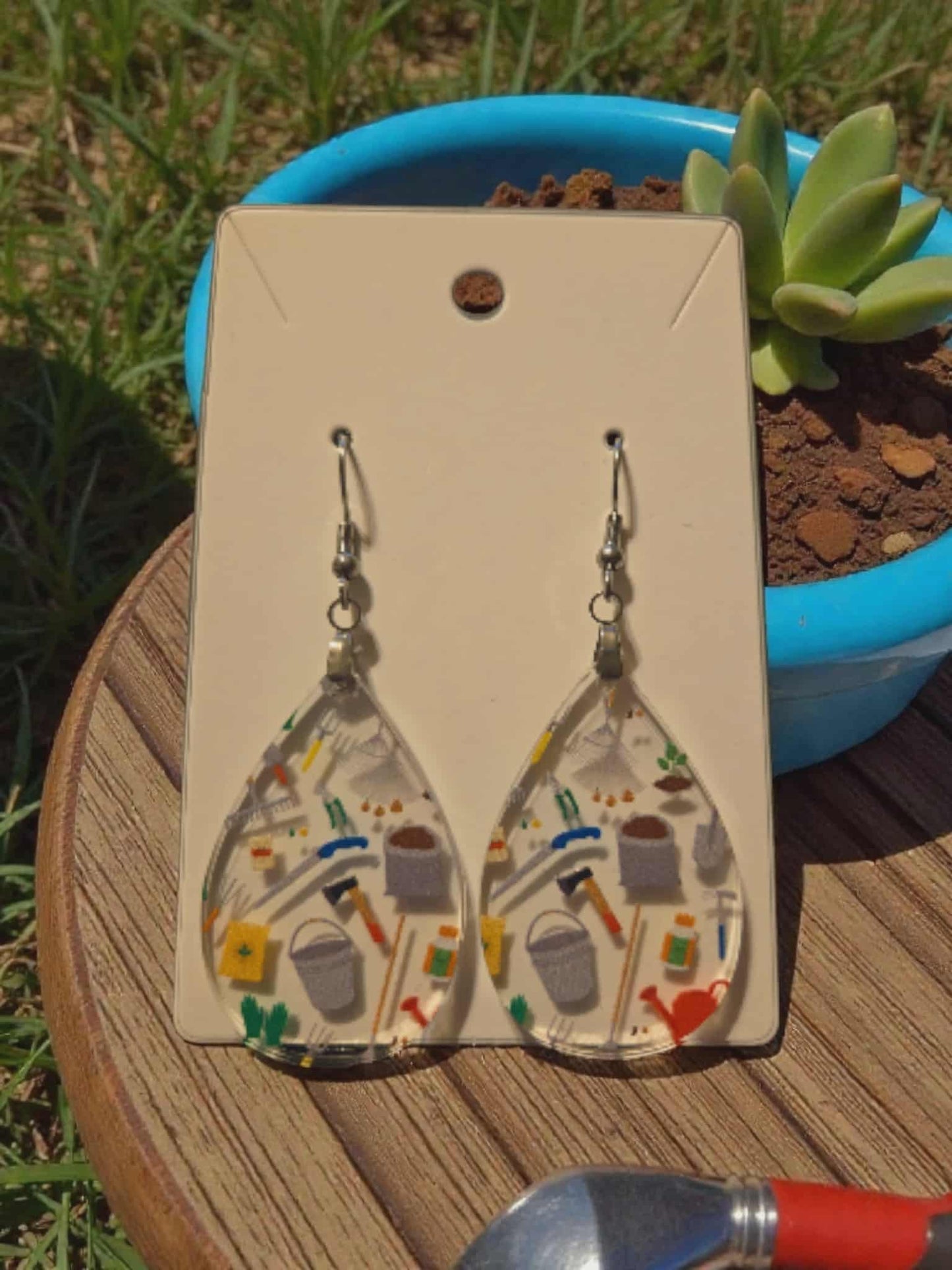 For the Love of Gardening Dangle Earrings