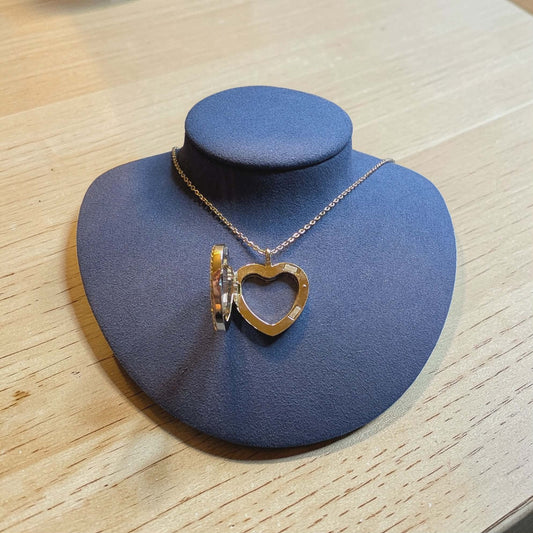 Silver Heart Floating Living Memory Locket