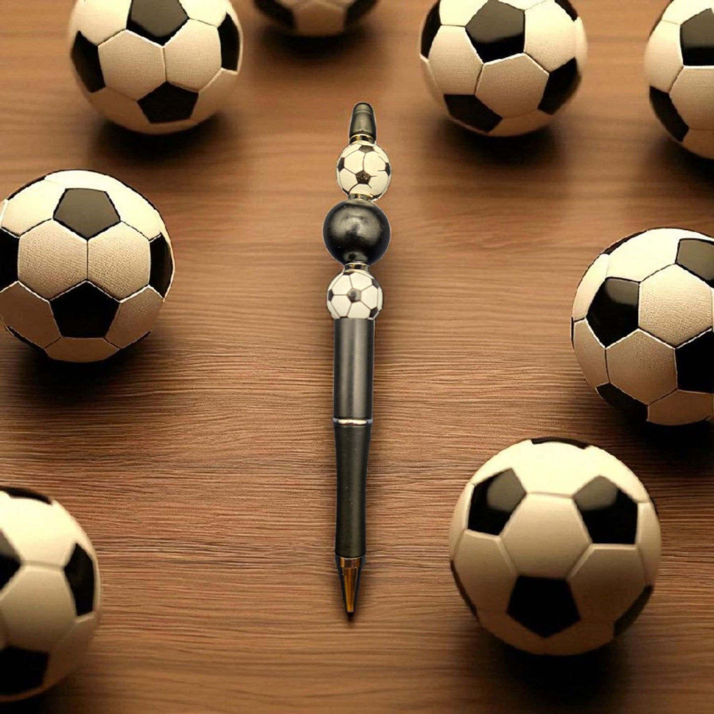 Soccer Beaded Pen
