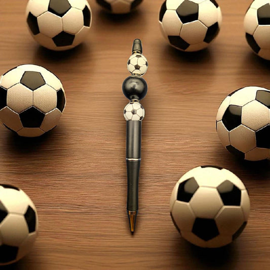 Soccer Beaded Pen