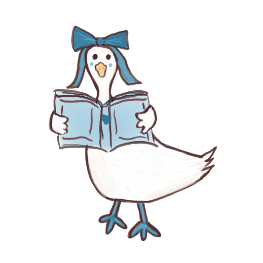 Hand Drawn Cutie Goose Vinyl Sticker