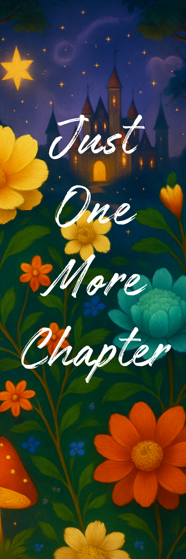 "Just One More Chapter" Bookmark