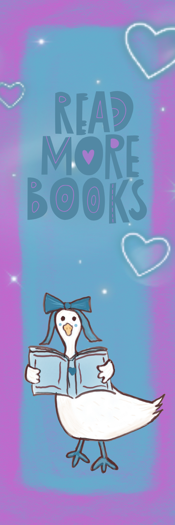 Hand Drawn Goose Cutie Bookmark