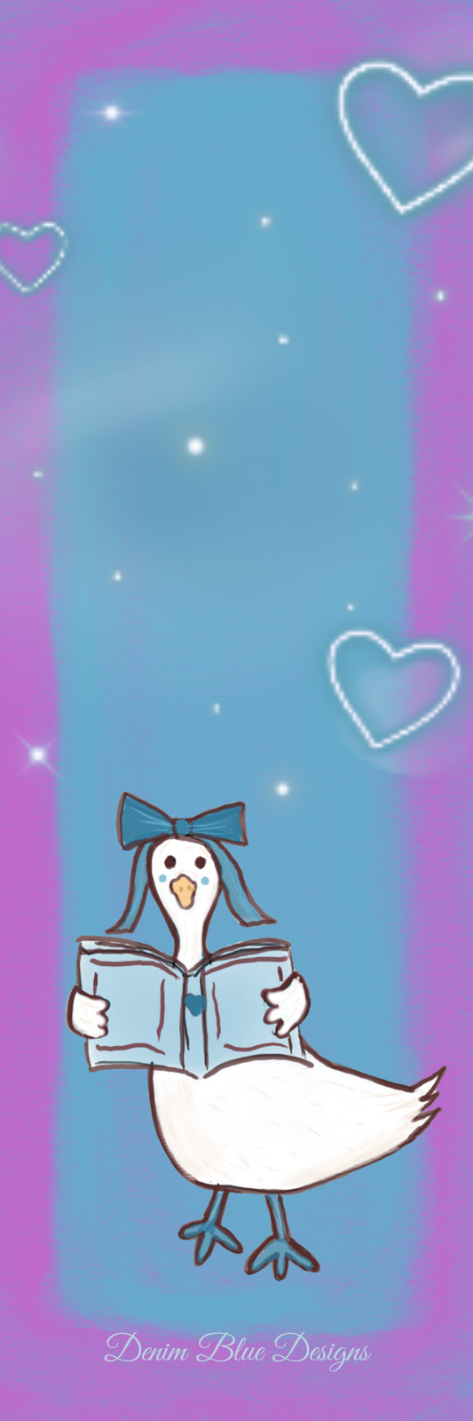 Hand Drawn Goose Cutie Bookmark