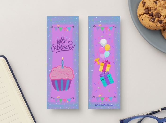 Hand Drawn Cupcake Cutie Bookmark