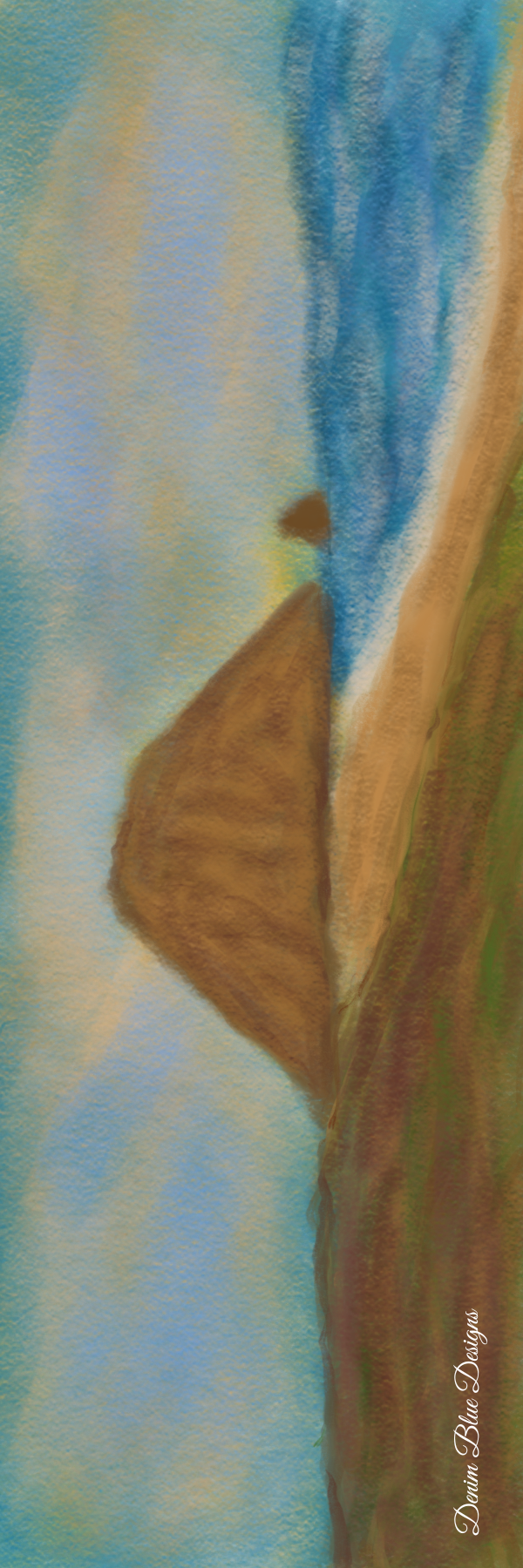 Hand Drawn Morro Bay Bookmark