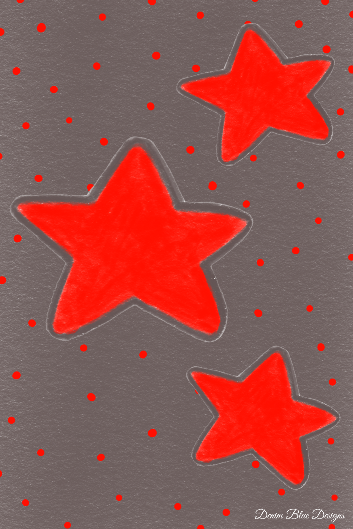 Hand Drawn Star Notepad with Cover with Coordinating Pen