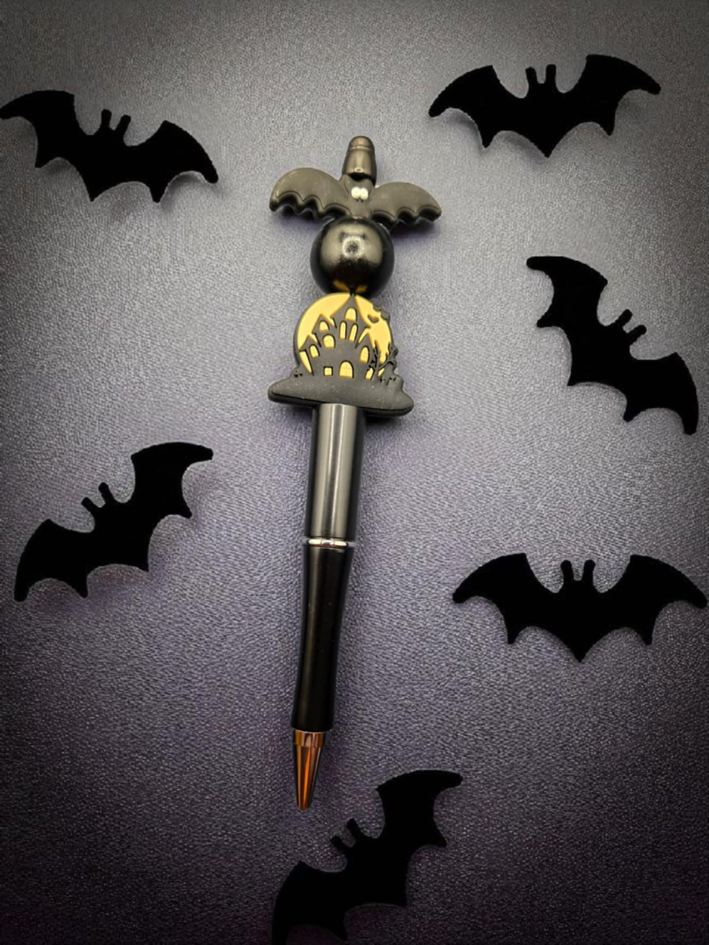 Going Batty Beaded Pen