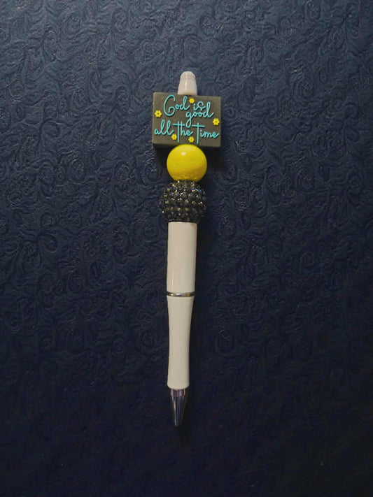 God is Good All of the Time Beaded Pen