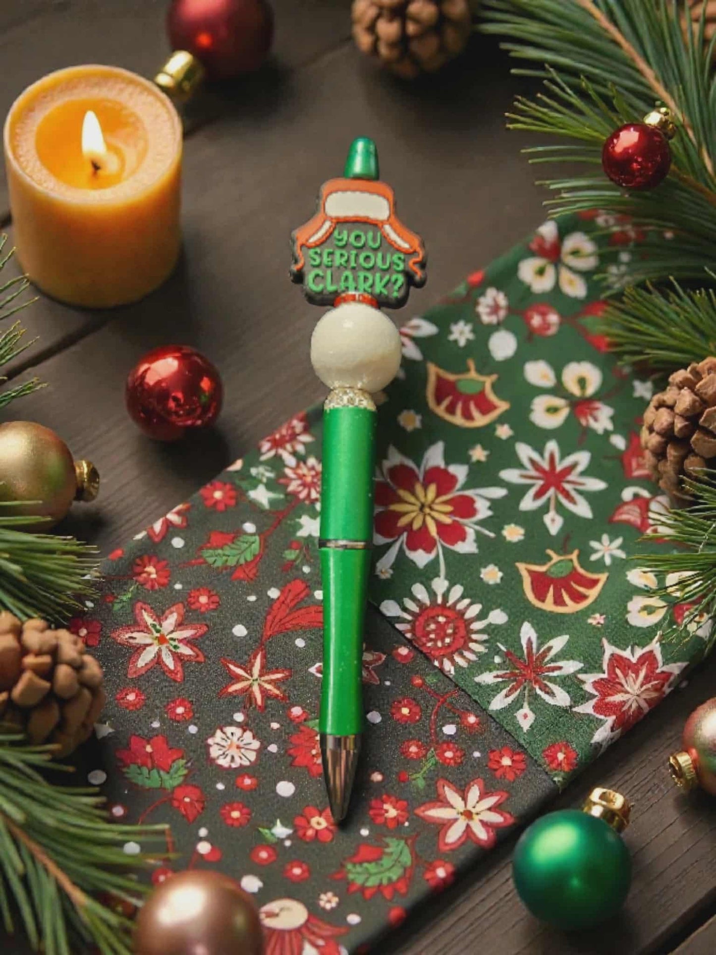 You Serious Clark? Beaded Pen