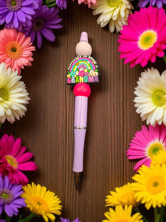 Happiness is Being Grandma Beaded Pen
